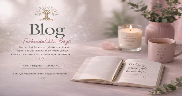 Blog görseli: farkındalık yazıları, numeroloji ve enerji